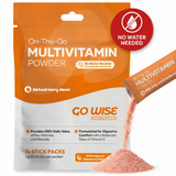 Vegan Multivitamin Powder Stick Packs - No Water Needed
