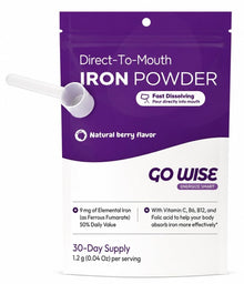 Go Wise Gentle Iron Powder with Scoop, 30 Day Supply