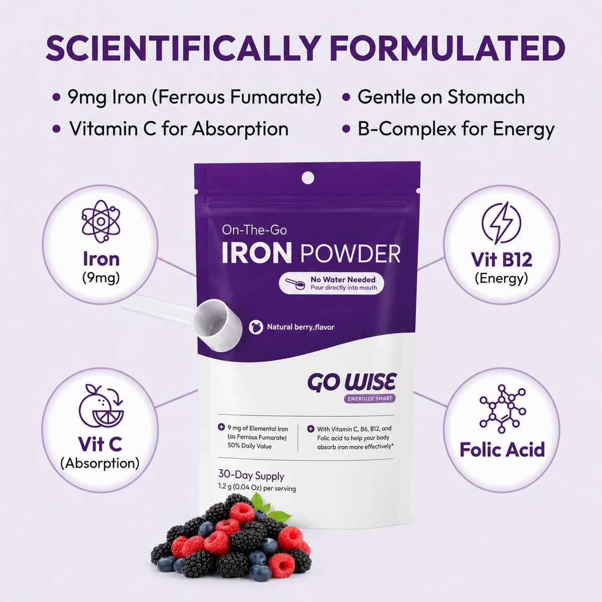 Go Wise Gentle Iron Powder with Scoop