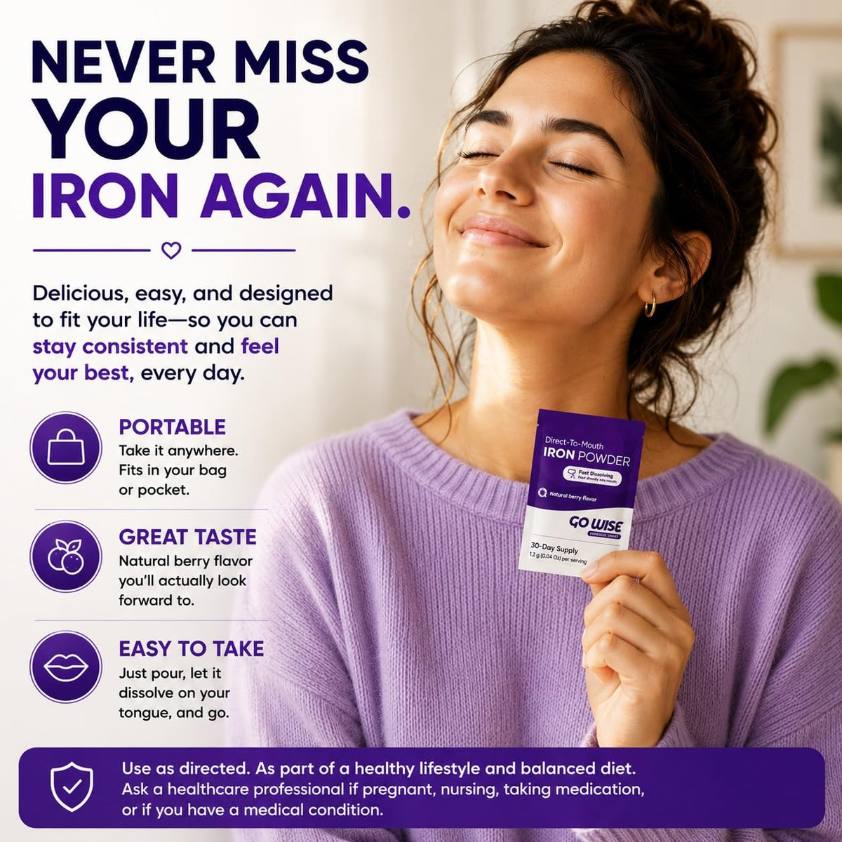 Go Wise Gentle Iron Powder with Scoop