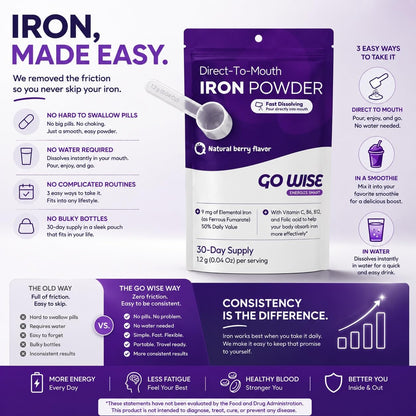 Go Wise Gentle Iron Powder with Scoop