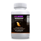Go Wise Berberine Complex 1200mg — Berberine HCl for Metabolism & Cardiovascular Support — 60 Capsules