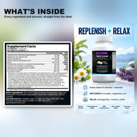 Go Wise Deep Calm Formula — Stress Support with Ashwagandha, Rhodiola, GABA, L-Theanine, B Vitamins, Magnesium & Zinc — 