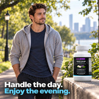 Go Wise Deep Calm Formula — Stress Support with Ashwagandha, Rhodiola, GABA, L-Theanine, B Vitamins, Magnesium & Zinc — 