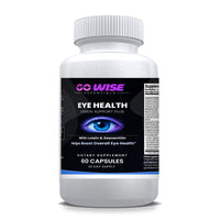 Go Wise Eye Health — Eye Vitamins with Lutein & Zeaxanthin, Bilberry, Eyebright, Zinc & Vitamins C and E for Visual Clar