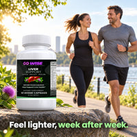 Go Wise Liver Support — Milk Thistle, Artichoke, Dandelion Root & Beetroot with Choline & Zinc — 60 Veggie Capsules