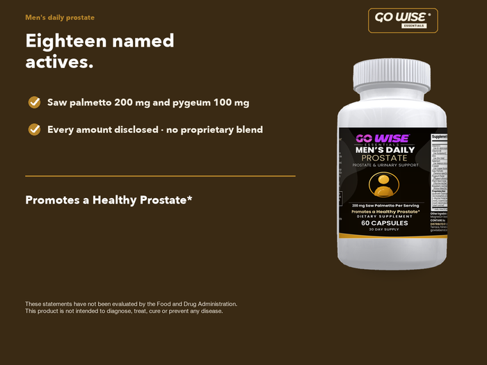 Go Wise prostate reintro