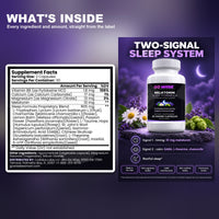 Go Wise Melatonin 10mg Sleep Formula — Melatonin with GABA, L-Theanine, Chamomile & Magnesium for Restful Sleep — 60 Veg