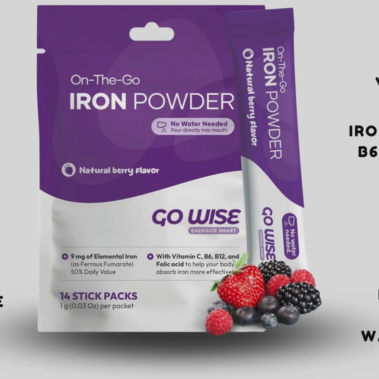 A video featuring go wise iron powder properties