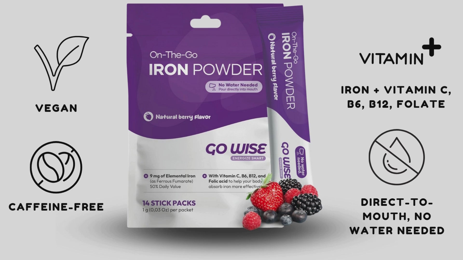 A video featuring go wise iron powder properties