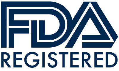 FDA registered facility badge